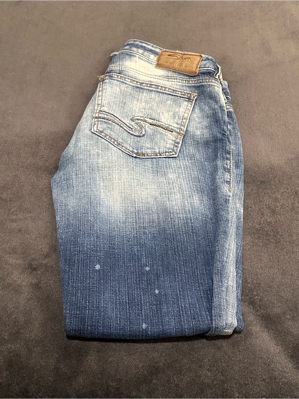 Silver Jeans- Distressed Blue Ripped - Picture 3 of 6
